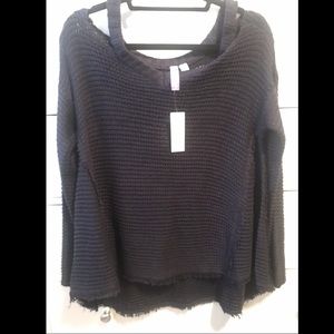 Navy Blue Knit Sweater